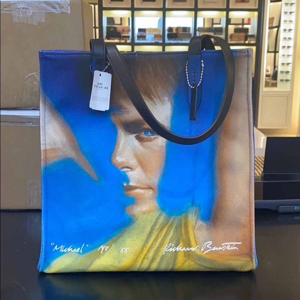 Coach MJF canvas tote
